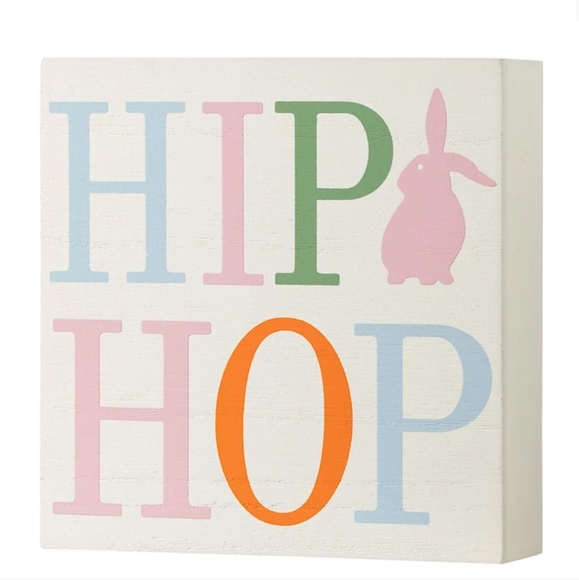 Homespun Easter 4-Piece Happy Easter Easel Sign Set - Picture 3 of 5